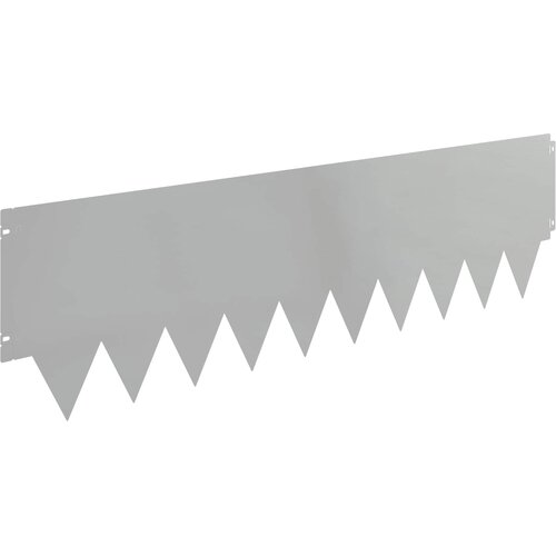  Ograda oko Travnjaka 20 pcs 103 x 30 cm metal Srebrna Slike