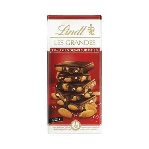 Lindt Čokolada Les Grandes - Mandelj in Fleur de Sel