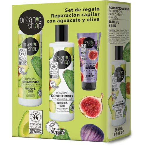 Organic Shop Darilni komplet za obnovo las - 1 set Cene