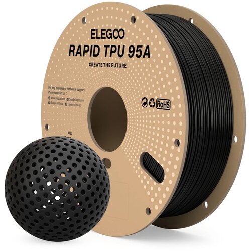 Elegoo Rapid TPU Black - 1,75 mm / 1000 g Cene