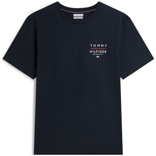 Tommy Hilfiger Majice &amp;amp; Polo majice Mw0mw44361 Brand Love Left Chest Modra Slike