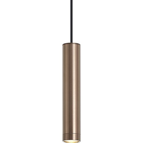 QAZQA Dizajnerska viseča svetilka temno bronasta GU10 50mm IP44 - Tuba Cene