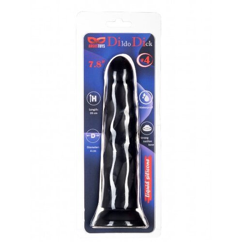 Argus dildo Diamond crni silikonski Slike