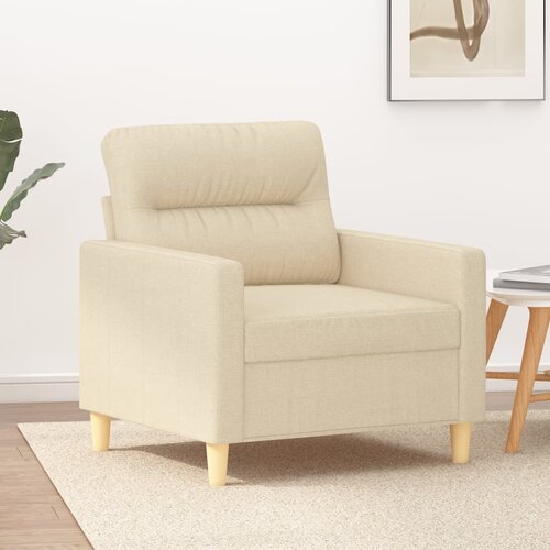  The Living Store Fotelj krem 60 cm blago - Fotelj, (21449192) Cene
