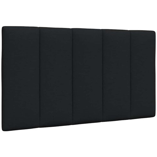 vidaXL Vzglavna stranica črna 90 cm blago Cene