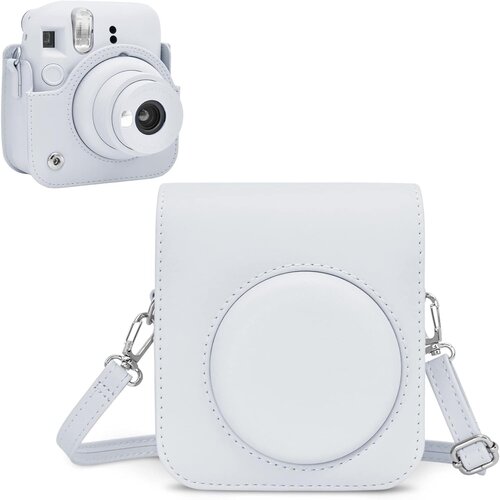  Zaštitna kožna futrola za FujiFilm Instax Mini 12 aparat clay white Cene