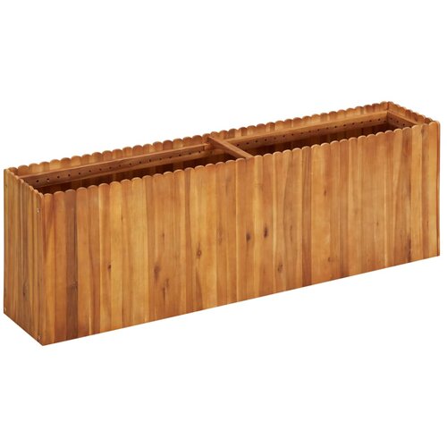  Vrtna posuda za sadnju od masivnog bagremovog drva 150x30x50 cm Cene