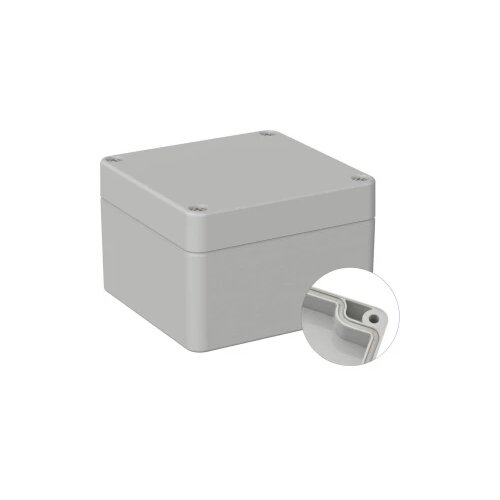 TRU COMPONENTS univerzalno kućište 122 x 120 x 85 pc svijetlosiva (ral 7035) 1 St. Cijene