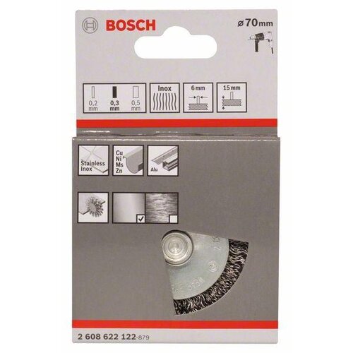 Bosch pločasta četka 70 mm, 0,3 mm, 15 mm - 2608622122 Cene