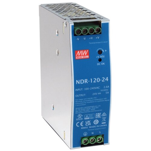  LevelOne 24V DC Industrial Power Supply, 120W, DIN-Rail,-20 ~ +70 ℃ Cijene
