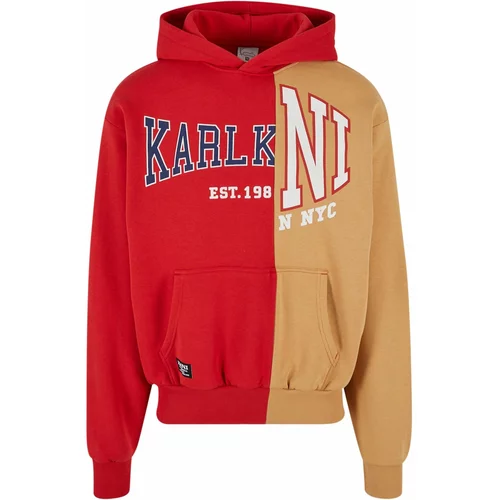 Karl Kani Sweater majica morsko plava / narančasta / crvena / bijela