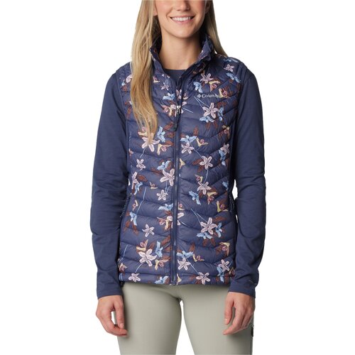Columbia Puhovke Powder Pass Vest Modra Cene