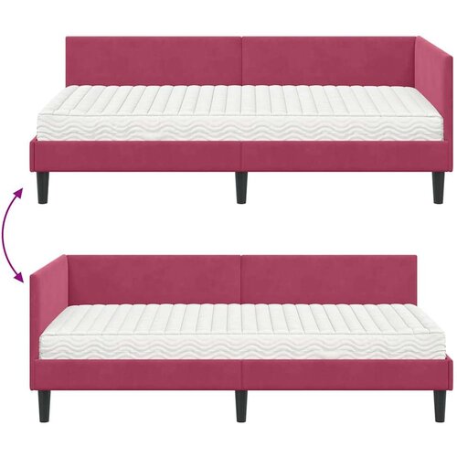  Kutni krevetni okvir s madracem Ostalo 2 pcs Zelena Bar&amp;scaron;un Slike