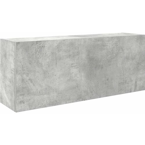 Maison Chic Kopalni&amp;scaron;ka stenska omarica - Kopalni&amp;scaron;ke omarica betonsko siv 100x25x40 cm inž. les iu980, (22063990) Slike