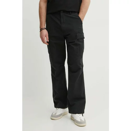 Polo Ralph Lauren Pamučne hlače boja: crna, ravni kroj, 710924122