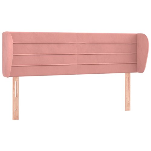 Maison Chic posteljno vzglavje - vzglavna omarica - nočna omarica z u&amp;scaron;esi roza 147x23x78/88 cm žamet, (21708107) Slike