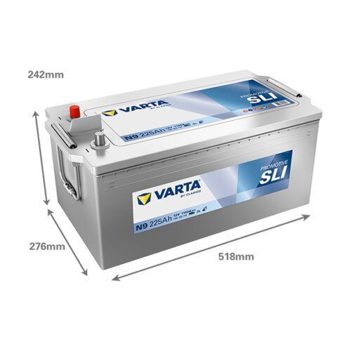 Akumulator VARTA Dynamic SLI 12V 225Ah 1150A (N9) Cijene