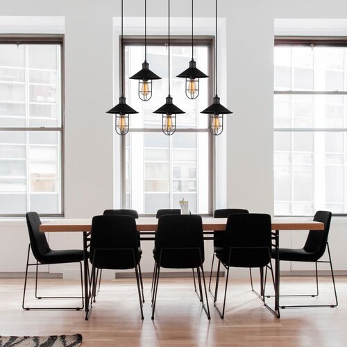 Opviq Ayazma - MR-303 Black Chandelier Slike