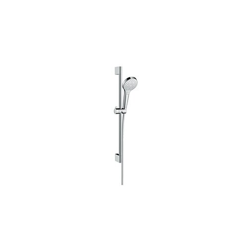 Hansgrohe Croma Select S 110 White Chrome tuš set: ručni tuš sa 3 mlaza, Isiflex B 1600 crevo za tuš i usponska šipka sa kliznim držačem 26560400 Cene