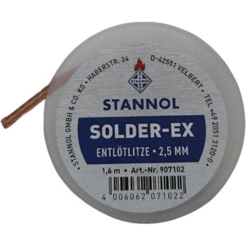 Stannol 2,5MM-1,6M ŽICA ZA UKLJANJANJE TINOLA Slike