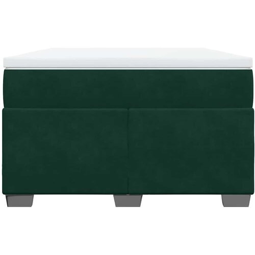  Krevet box spring s madracem tamnozeleni 120x190 cm bar&amp;scaron;unasti Slike