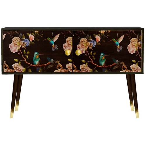 Velvet Atelier Komoda od masivne borovine Au Cafe Golden Colibri Slike