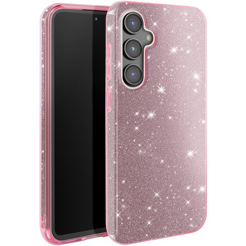 AVIZAR Ohišje z bleščicami za Samsung Galaxy S23 FE Odporen na udarce Glitter, Roza, (5000012305) Cene