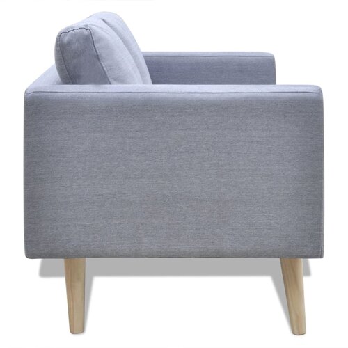 Maison Chic kavč - Sofa - Kanape dvosed iz blaga svetlo sive barve, (21726934) Cene