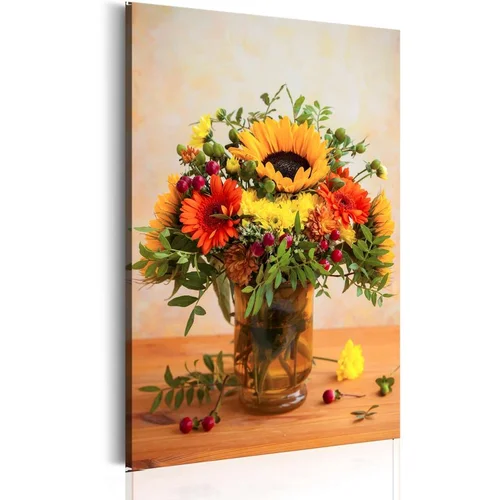  Slika - Autumnal Flowers 60x90