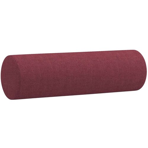 VidaXL 3-dijelni set sofa s jastucima crvena boja vina od tkanine Slike