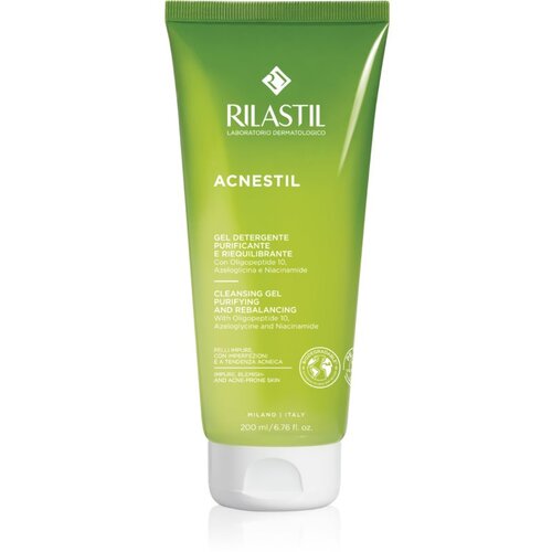 Rilastil Acnestil čistilni gel za regulacijo sebuma za mastno k aknam nagnjeno kožo 200 ml Cene