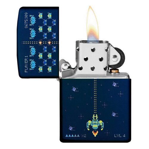 Zippo Up Pixel Game Design Cene