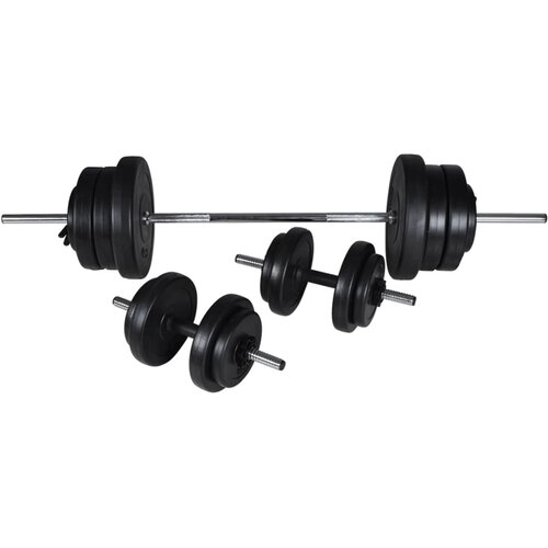  Klupa za vježbanje sa stalkom za utege i setom utega 60,5 kg Slike