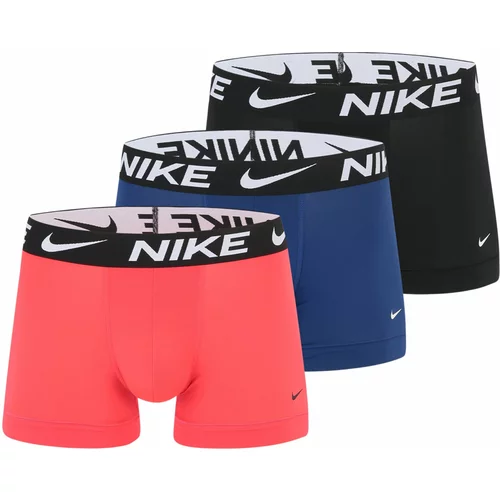 Nike Športne spodnjice modra / neonsko oranžna / črna / bela