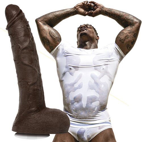 Doc Johnson Signature Cocks Jason Luv ULTRASKYN Vac-U-Lock 10&amp;quot; Chocolate Slike