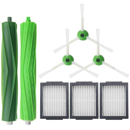 INORCO Hepa filter + stranska krtača + krtačni valj za nadomestne nadomestne dele robotskega sesalnika serije I7 E5 E6, (22029209) Slike