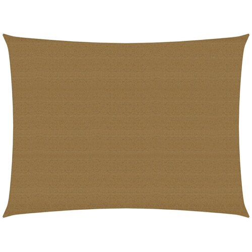 vidaXL Senčno jadro 160 g/m² taupe 3,5x4,5 m HDPE, (20609314) Cene