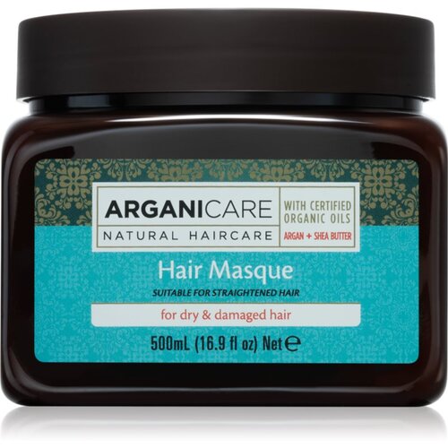 Arganicare Argan Oil &amp;amp; Shea Butter Hair Masque hidratantna i hranjiva maska za suhu i o&amp;scaron;tećenu kosu 500 ml Slike