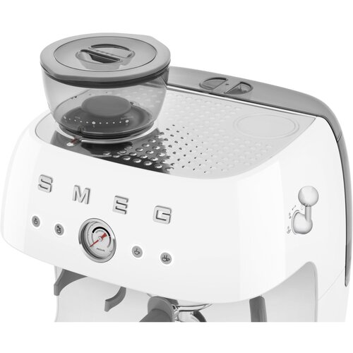 Smeg EGF03WHEU Aparat za kavu 50-ih s za integriranom mlincem kavu Bijeli Slike