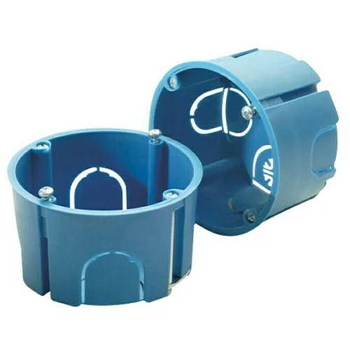 EXTEH Priključna kutija za gips kartonske ploče (Plave boje, 78 mm, Plastika)