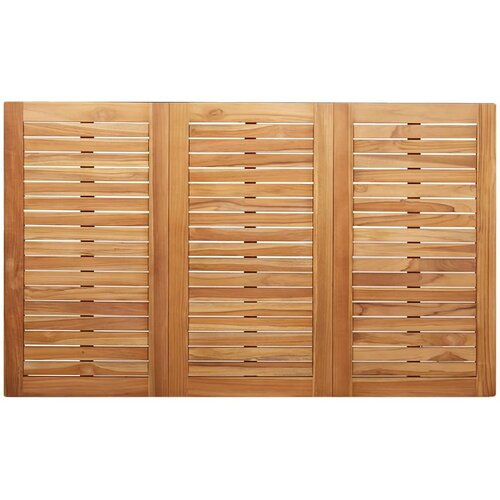  Vrtni set za objed 7 pcs Masivni teak drvo i nehrđajući čelik Slike