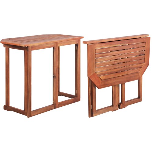 vidaXL Bistro stol 90 x 50 x 75 cm masivno bagremovo drvo Cijene
