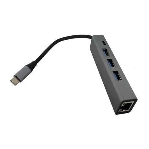 Linkom konvertor TIP C na 3 x USB 3.0 + TIP C + RJ45-Adapter Cene