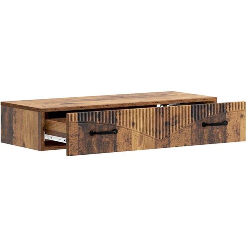 Stolna montirana na zid Staro drvo 87 5 x 34 5 x 17 cm - Staro drvo 87 5 cm Slike