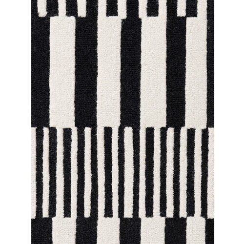 Elle Decoration Crno-bijeli ručno rađen vunen tepih 200x290 cm Stryve Pulse &amp;ndash; Slike