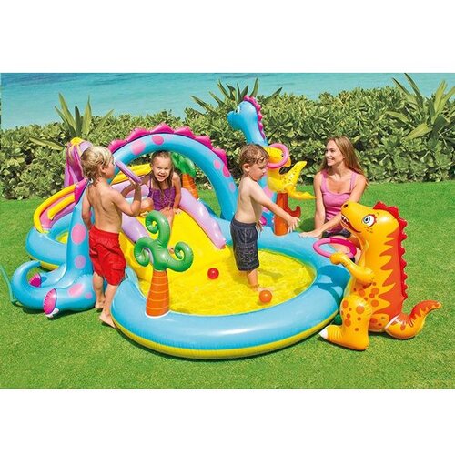 Intex Dječji bazen 3,33x2,29x1,12m, Svijet dinosaura Cene