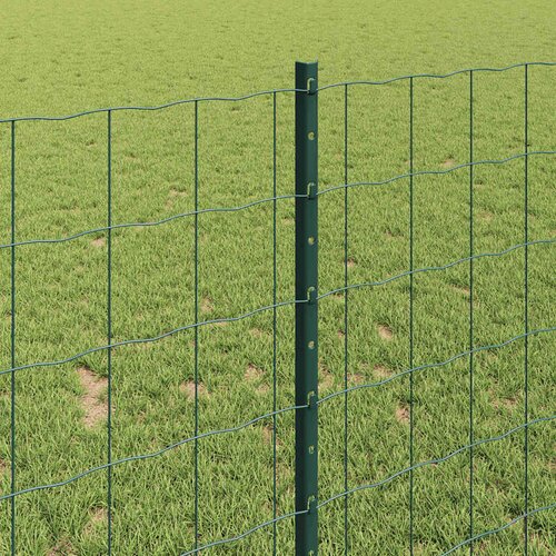 Euro ograda s postom 25 x 1 m Čelik premazan PVC-om Zelena Slike