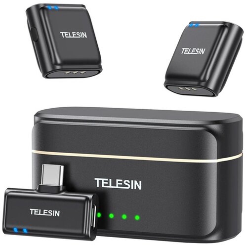 Telesin Brezžični mikrofon s powerbankom za usb-c telefone Cene