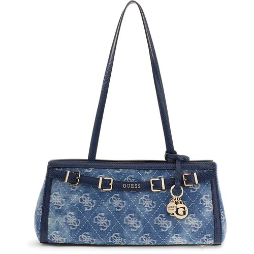 Guess Torba za čez ramo 'Dovie' moder denim / off-bela Cene