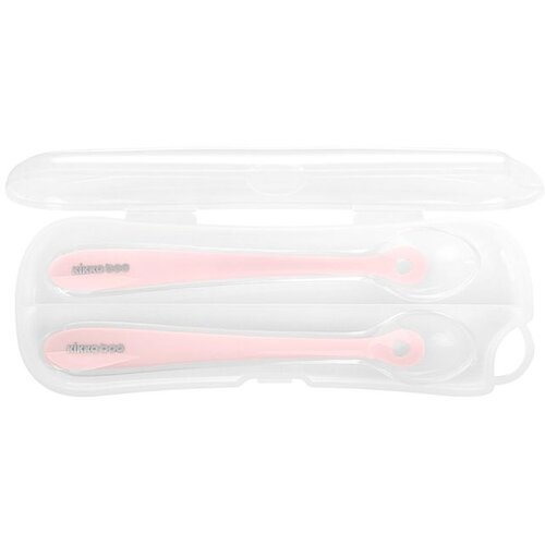Kikka Boo silikonske kašičice u kutiji 2 kom pink KKB40063 Cene